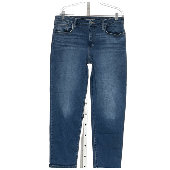 Jones New York Blue Plus Size Ankle Jeans - Picture 1 of 3